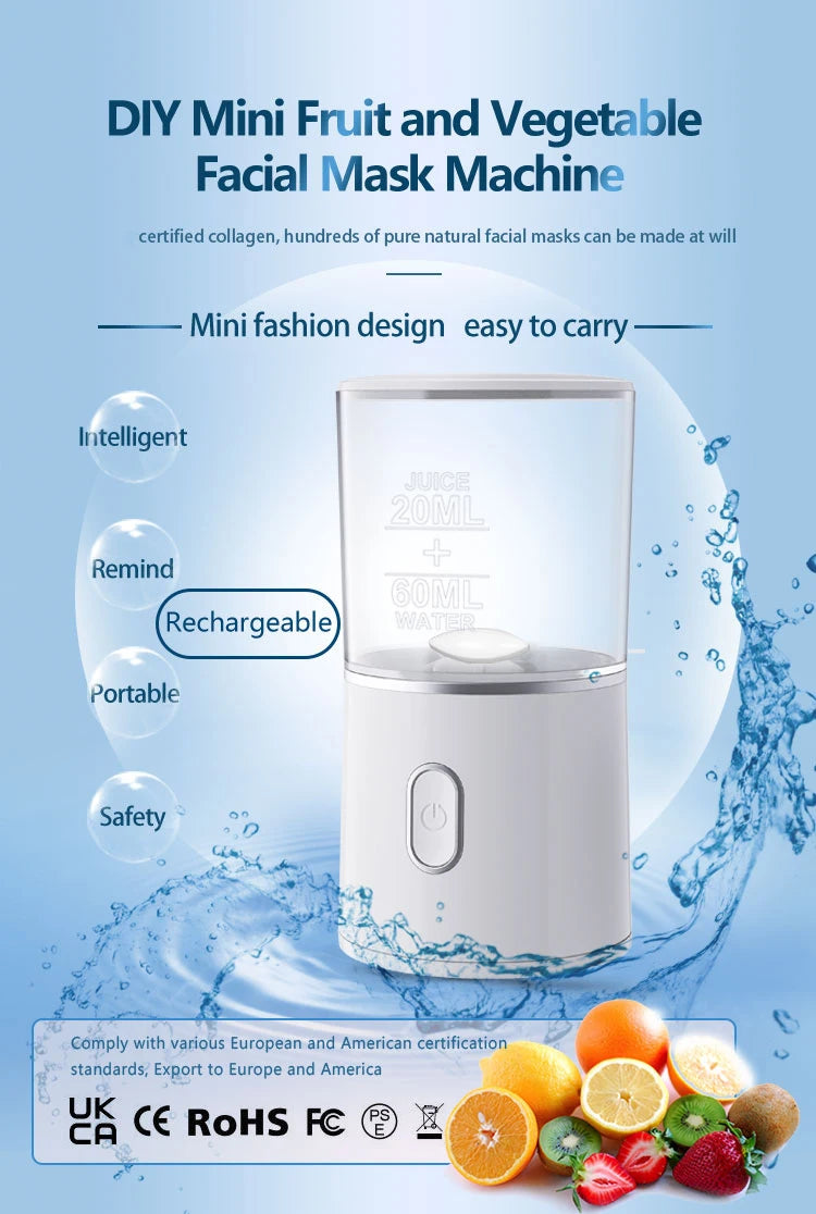 Face Mask Maker Machine Facial Treatment DIY Automatic Fruit Natural Vegetable Collagen Home Use Beauty Salon SPA beauty Device